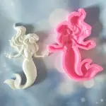 Large mermaid silicone mould