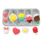 Lyba Icecream Pizza Fries Egg Cake Decorating Silicone Mould