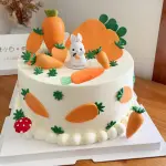 3D Easter 6 cavity Carrot Silicone Fondant Mould