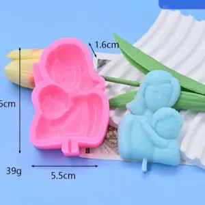 Mother & Child Silicone Mould for Candle, Resin & Cake Decoration