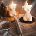Lady body candle mould