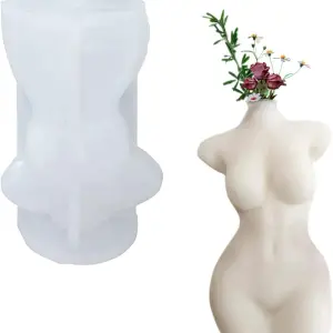 Lady body candle mould