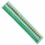 3 cavity line Pearl bead boarder Silicone Mould