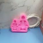 2 Cavity Lego Man silicon Mould