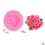 Rose Flower with leaves silicone Mould