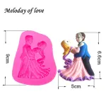 Silicone Dancing Couple Mould