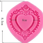 Heart shape frame silicone mould