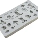 Forest Animals DIY Soap, Cake, Chocolate fonadnt silicone mould
