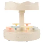 Auto 360 Degree Rotating Cupcake Stand 6PC plus cake stand on top stand