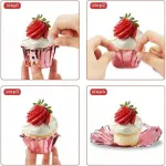 Light Brown Baking Cups / Muffin Cups (50 pieces)