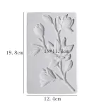 Camellia rose flower silicone mould