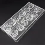 12 Zodiac Polycarbonate Chocolate Mold Candy Cake Decoration Mould