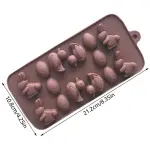 Rabbit duck egg Chocolate silicone Mould