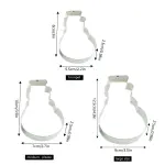 3 pcs Christmas snowman cookie cutter set