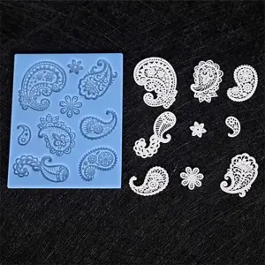 Retro Silicone Cake Lace Mat jewellery mould Silicone Mould Cake Decoration
