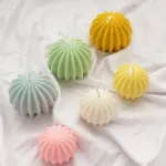 1 PCS Ball Cactus Shape Plastic Candle Mould