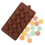 3 different flower Chocolate silicone Mould