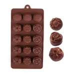 3 different flower Chocolate silicone Mould