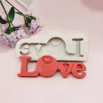 Love chocolate fondant silicone mould