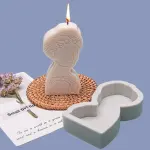 3D Beauty Elegant Girl Silicone Candle Mould