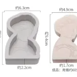 3D Beauty Elegant Girl Silicone Candle Mould