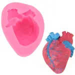 Heart Mould,doctor heart,scary heart halloween fondant,chocolate mould