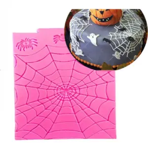spider web Hallowen Fondant silicone Mould