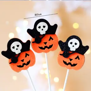 3pcs ghost pumpkin Halloween Cake Topper