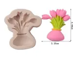 Tulip Shaped flower pot silicone Mould