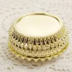 1 pcs Biodegradable Simple polymer Candy Boxes Plastic Wedding Favor Boxes Candy Jars Candy Storage Boxes Gift Boxes for Wedding Baby Shower Christmas Birthday Party,Gold Supplier