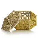 1 pcs Biodegradable Simple polymer Candy Boxes Plastic Wedding Favor Boxes Candy Jars Candy Storage Boxes Gift Boxes for Wedding Baby Shower Christmas Birthday Party,Gold Supplier