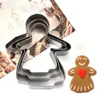 3 pcs Christmas fairy cookie cutter