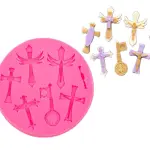 5 Cavity Christian Cross Mould