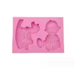 Baby horse baby shower theme silicone mould