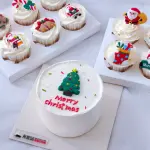 1 pcs Christmas tree cake topper