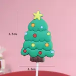 1 pcs Christmas tree cake topper
