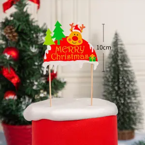 Merry Christmas cake topper