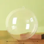 Clear round box plastic ball size 12 cm