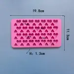1 pcs small and large heart chocolate heart mould