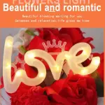 1 pcs led love cake toy topper