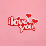1 pcs 1 love you cake topper