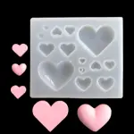 14 cavity Heart silicone mould