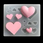 14 cavity Heart silicone mould