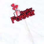 2 pcs Together Forever cake topper ( 2 colors )