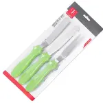 3pcs/set Stainless Steel Cream Spatula Cake Scraper Smoother Palette Knife Cake Decorating (random colour )