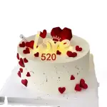 1 pcs led love cake toy topper