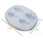 Abstract heart silicone mould