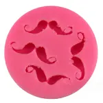 Mustache silicone mould