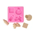 Baby shower theme silicone mould