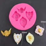 Angel gemstone theme silicone mould